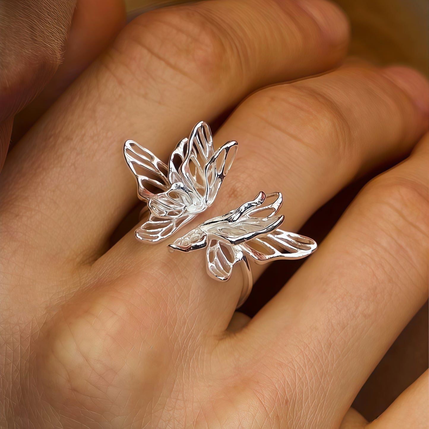 Butterfly Wing Dialogue Ring