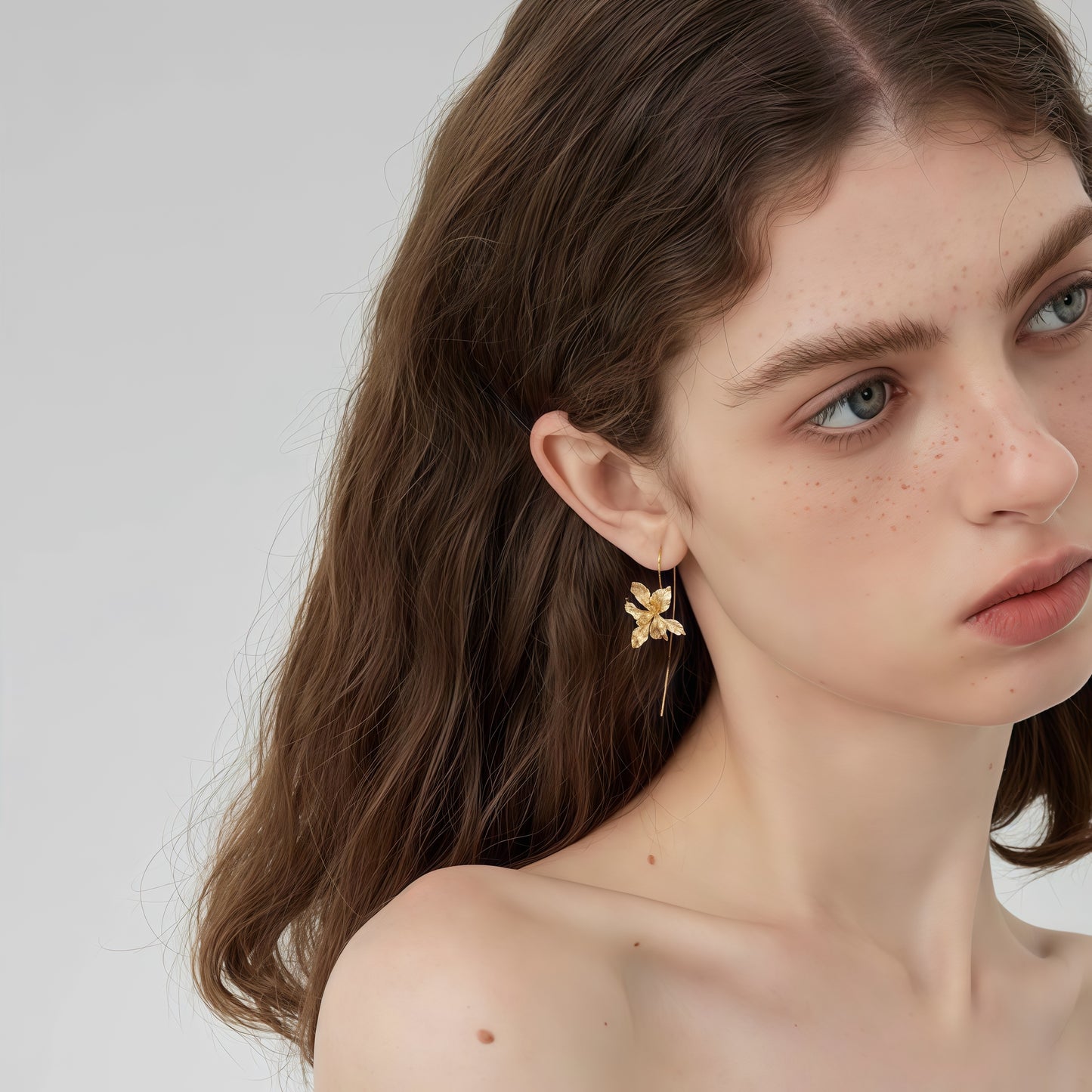 Iris Muse Threader Earrings