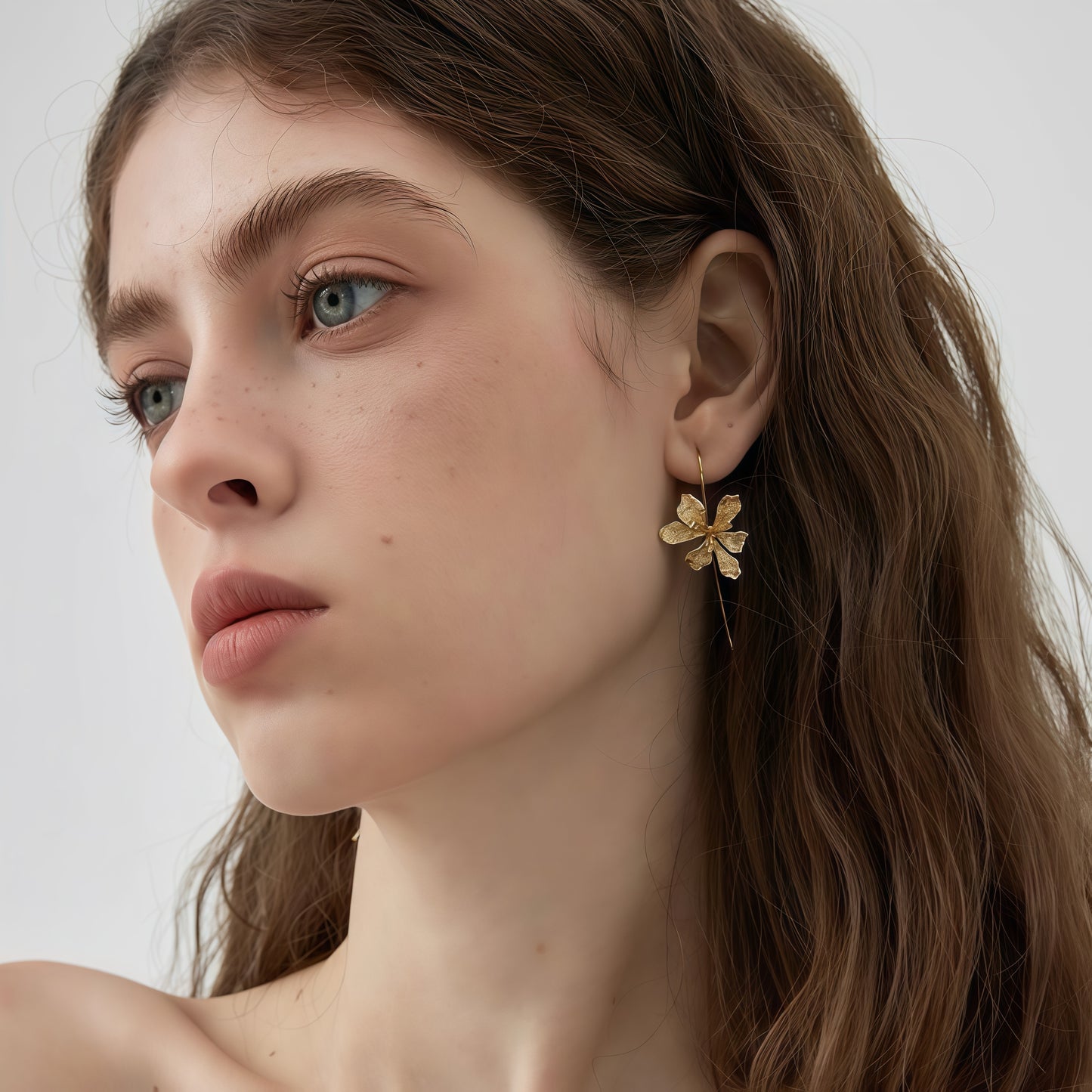 Iris Muse Threader Earrings