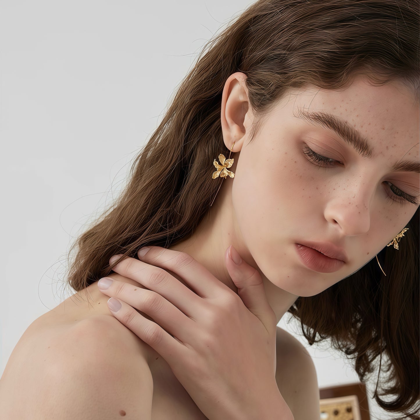 Iris Muse Threader Earrings