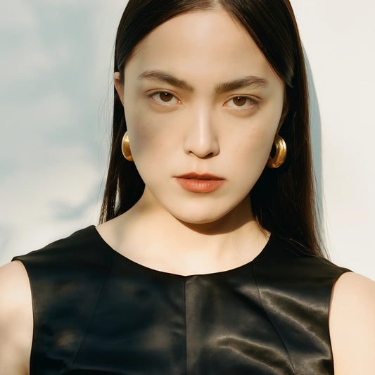 Sculptural Spiral Hoops