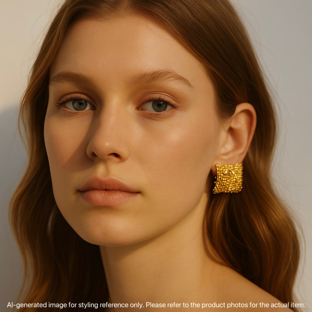 Woven Radiance Earrings