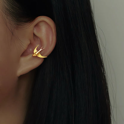Soaring Swallow Ear Cuffs