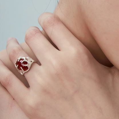 Crimson Core Ring