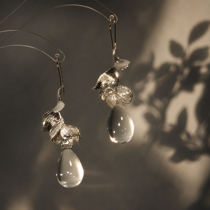 Dewdrop Botanical Earrings