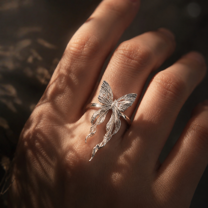 Butterfly Ribbon Ring