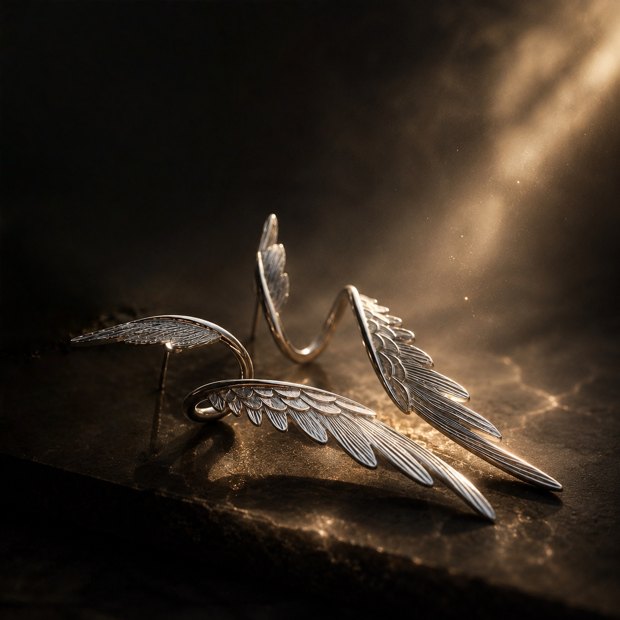 Celestial Wing Ear Climbers