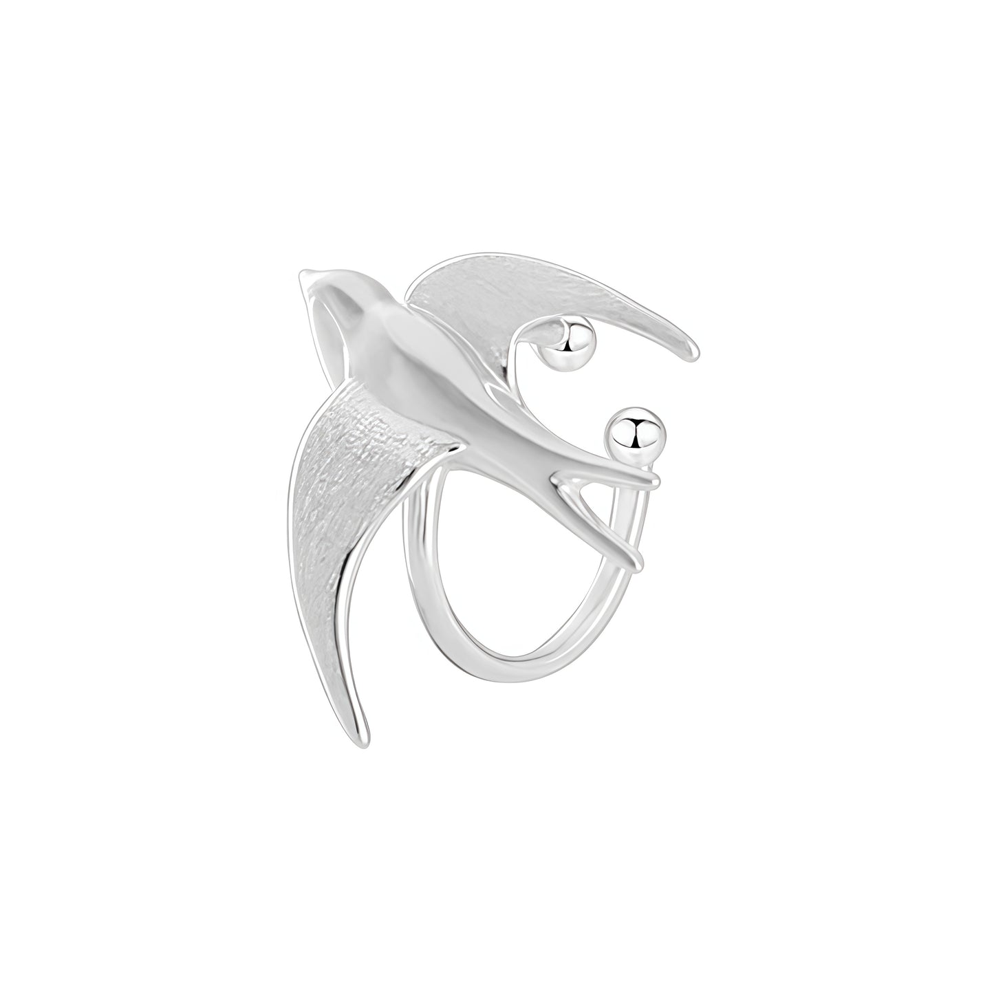 Soaring Swallow Ear Cuffs