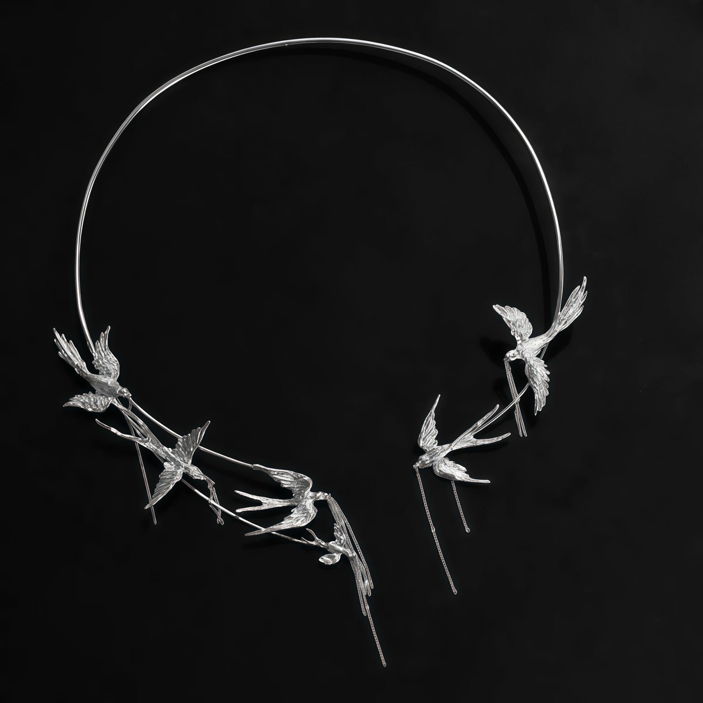 Swallow Constellation Necklace