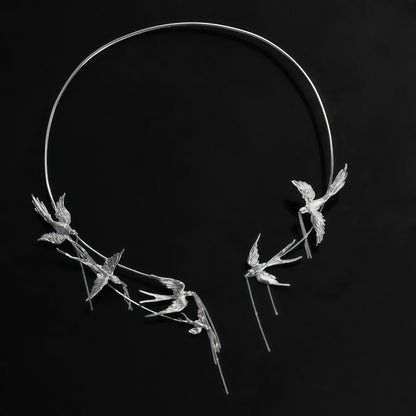 Swallow Constellation Necklace