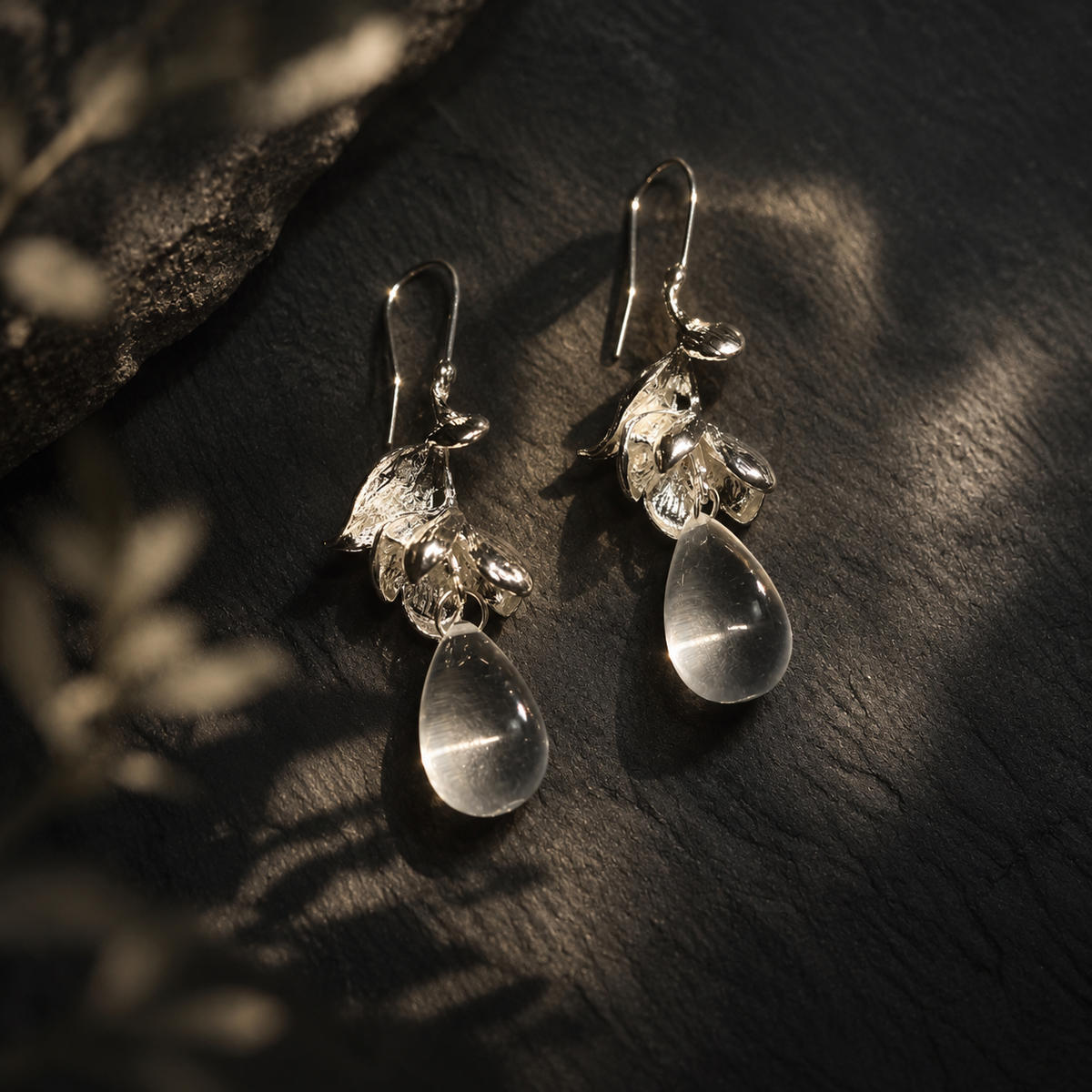 Dewdrop Botanical Earrings