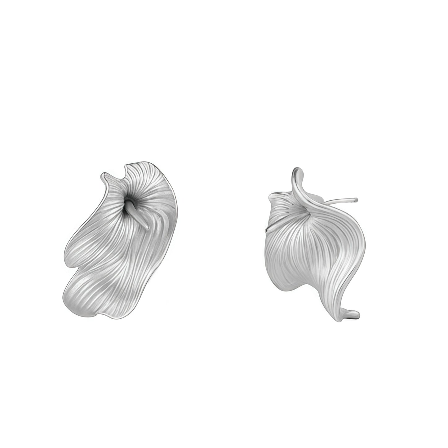 Calla Lily Sculptural Earrings