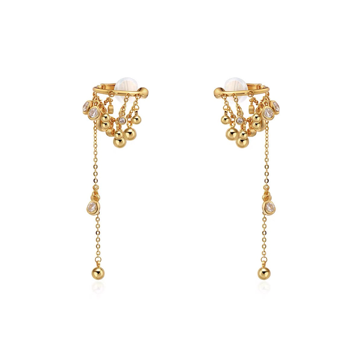 Celestial Cascade Ear Cuffs