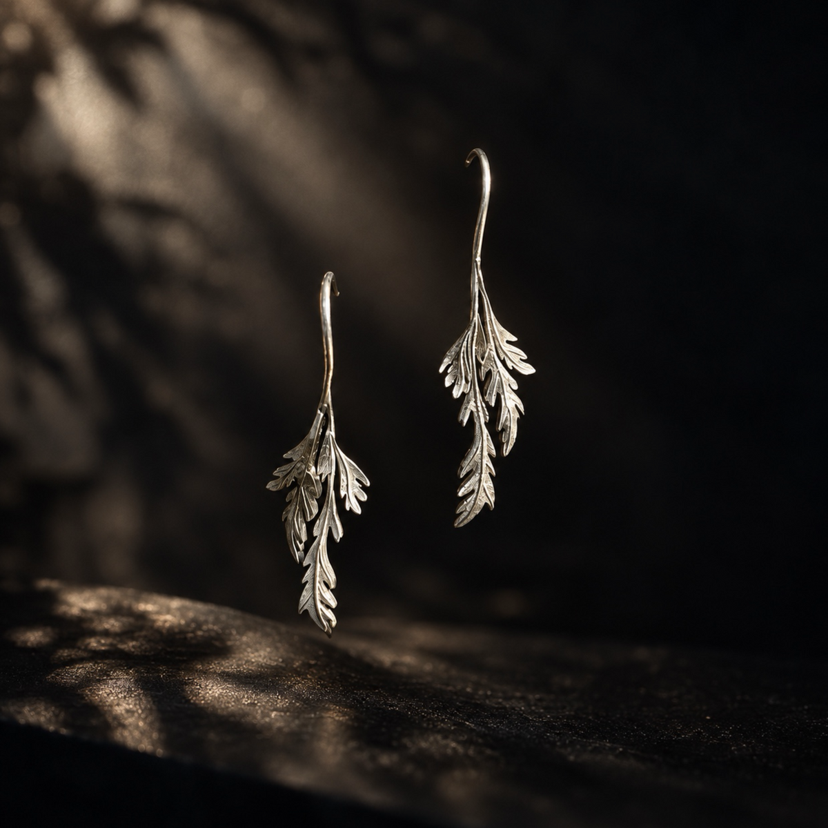 Wild Stillness Leaf Earrings