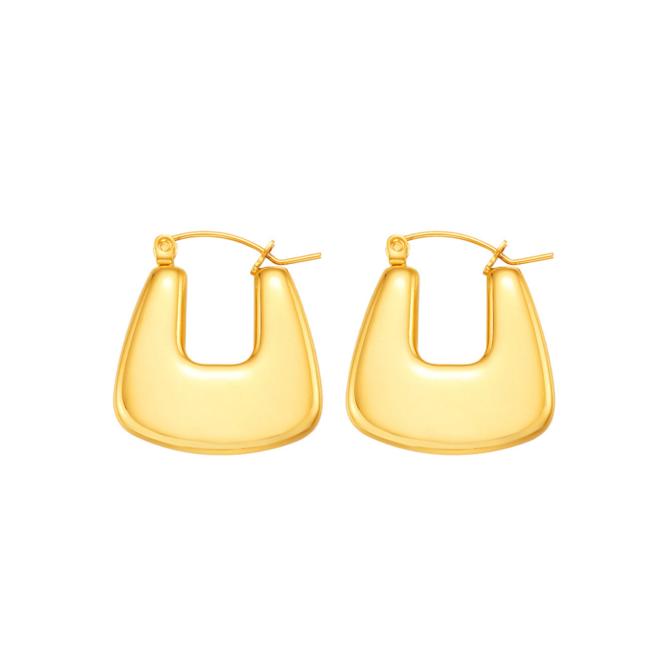 Lock Earrings – Bold Minimalism with Sculptural Precision