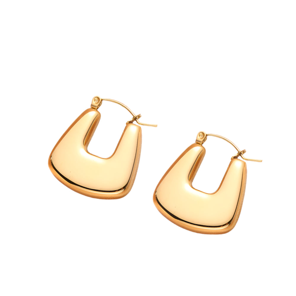 Lock Earrings – Bold Minimalism with Sculptural Precision