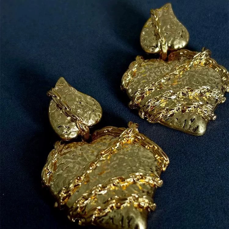 Bound Heart Earrings