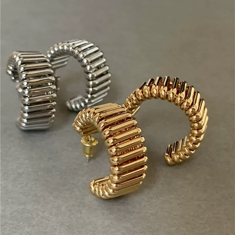 Radiant Coil Earrings