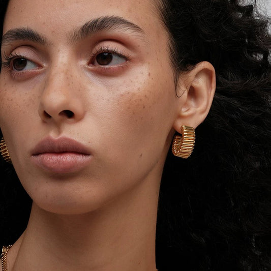 Radiant Coil Earrings