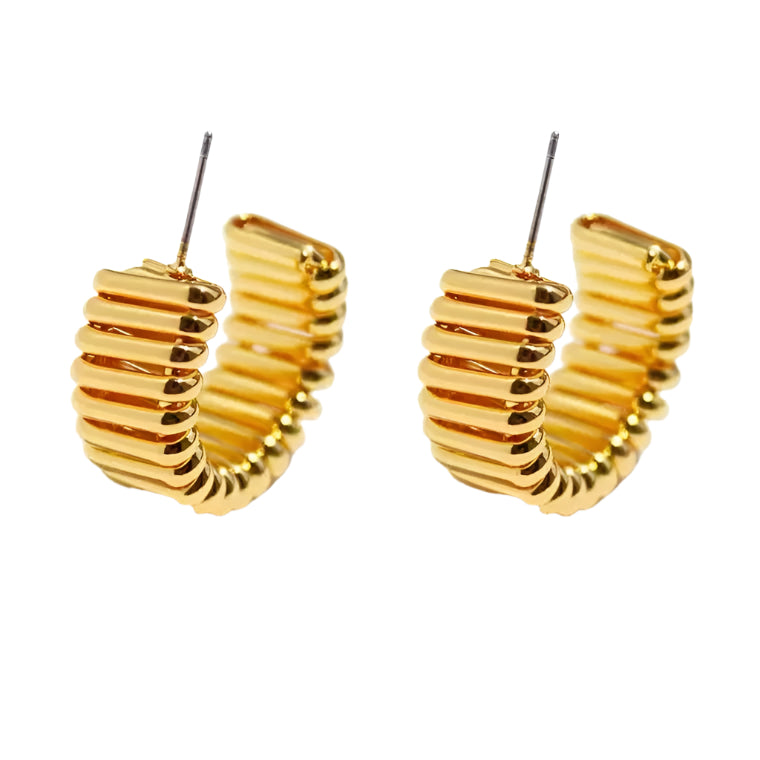 Radiant Coil Earrings