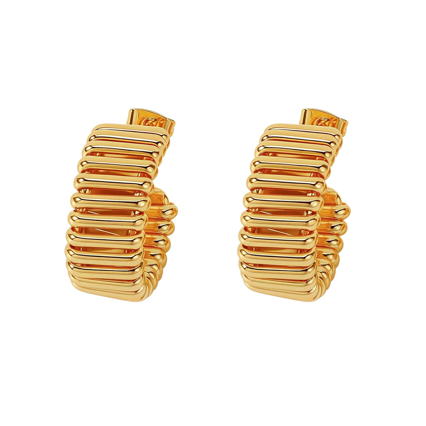 Radiant Coil Earrings