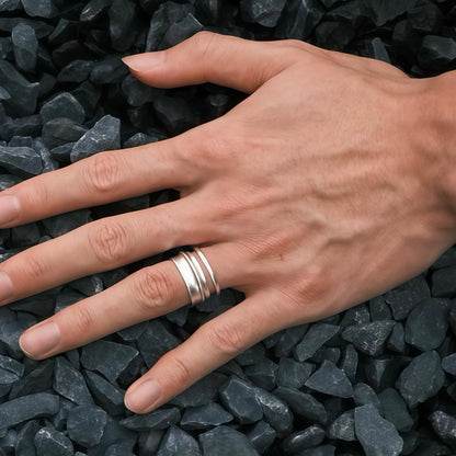 Sculpted Wave Ring